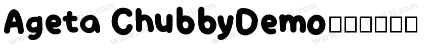Ageta ChubbyDemo字体转换
